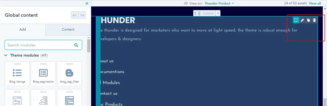 Theme_Documentation_ThunderPro-Global_Footer-Step4