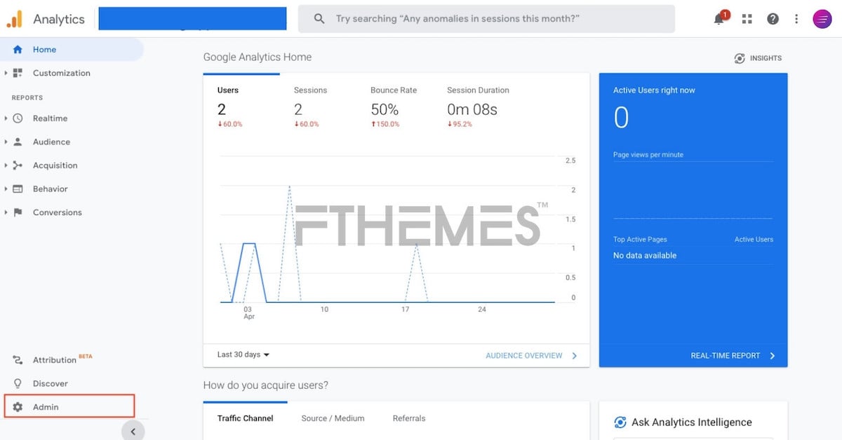 Configure Google Analytics GA4 on HubSpot website-step-1