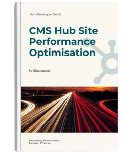 Book Cover - CMS Hub Site Performance Optimisation QuickBook