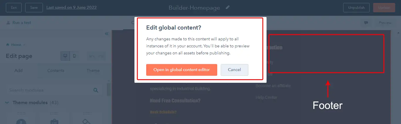 Theme_Documentation_Builder-Global_Footer-Step3