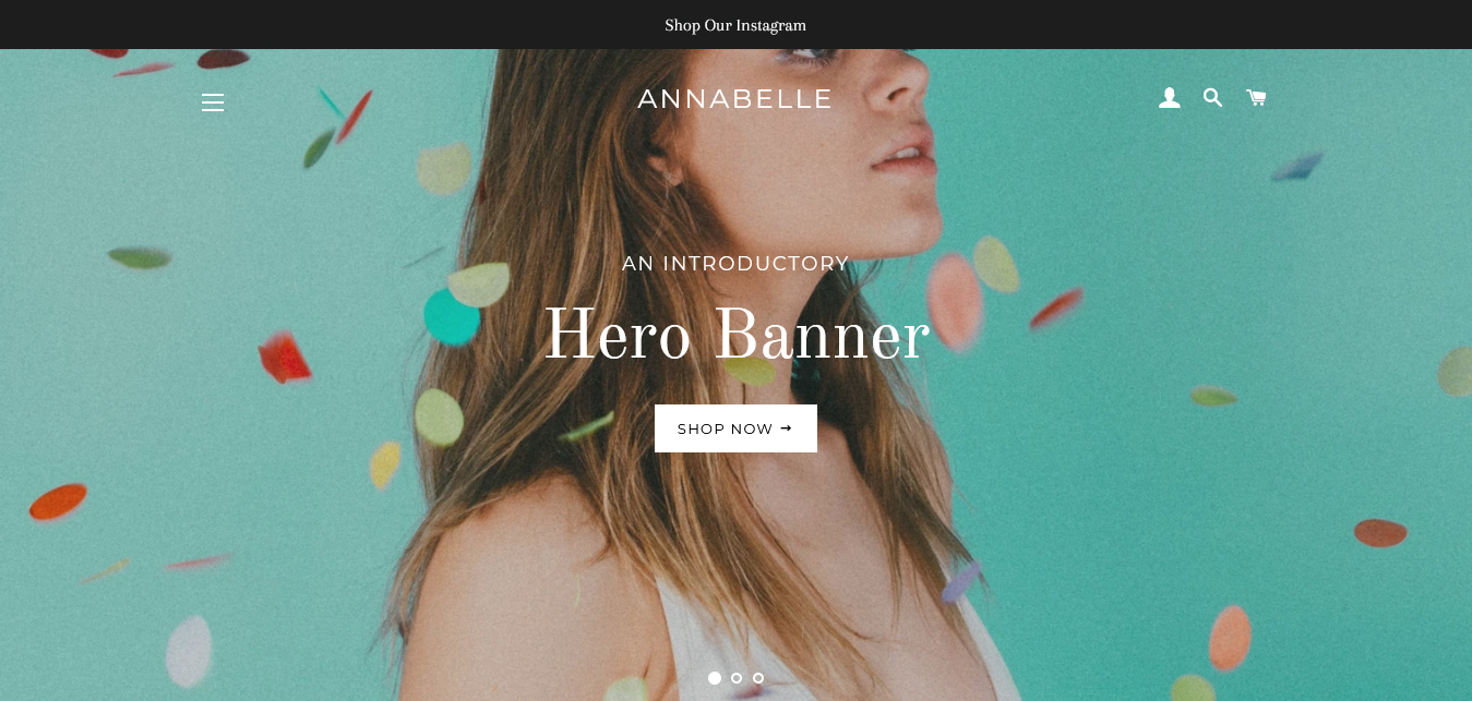 Annabelle Shopify Free Theme