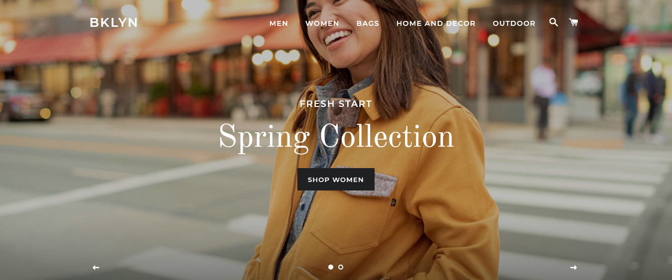 Best Free Shopify Themes-Brooklyn