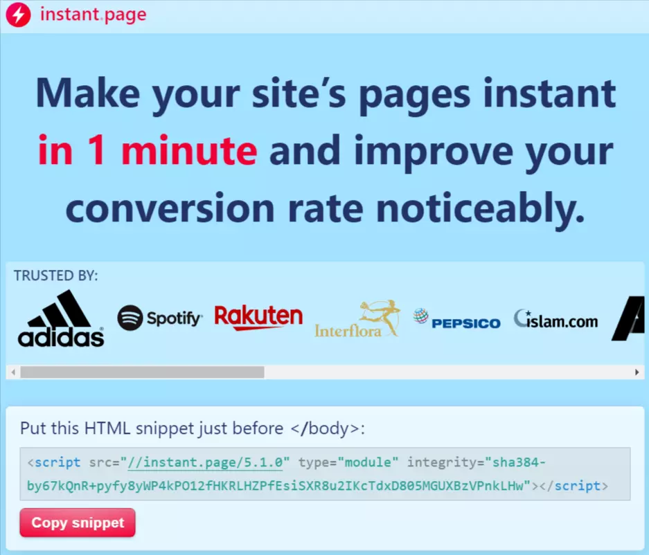 instant-page
