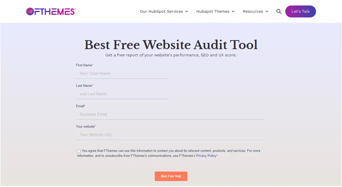 Best-Free-Website-Audit-Tool