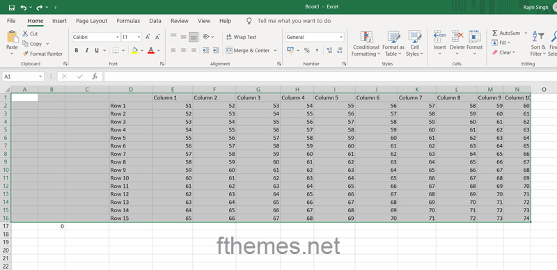 How To Add Multiple Columns In Excel Step 2