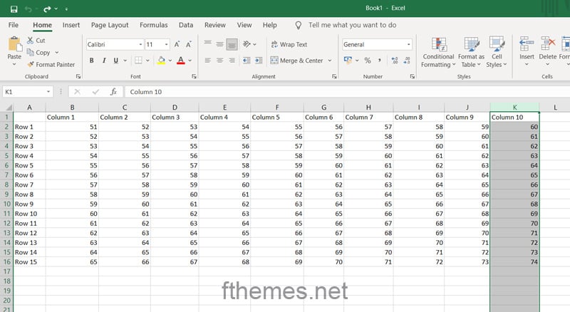 How To Add Up Columns In Excel Step 1