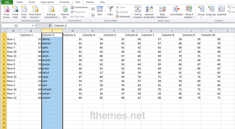 How To Alphabetize Columns In Excel Step 6