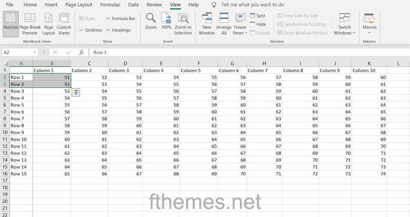 How To Freeze A Column In Excel Step 3
