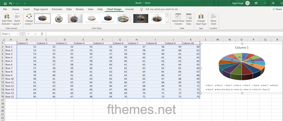 How To Make A 3D Pie Chart In Excel Step 3