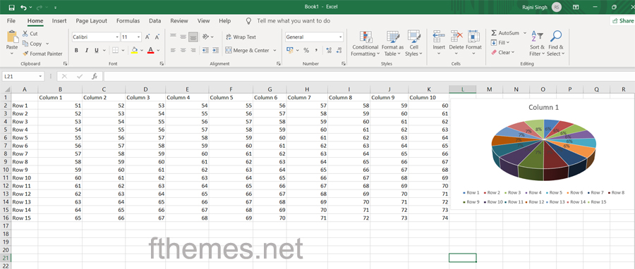 How To Make A 3D Pie Chart In Excel Step 4