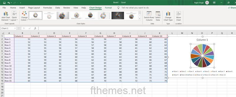 How To Make A Pie Chart With Percentages In Excel Step 3