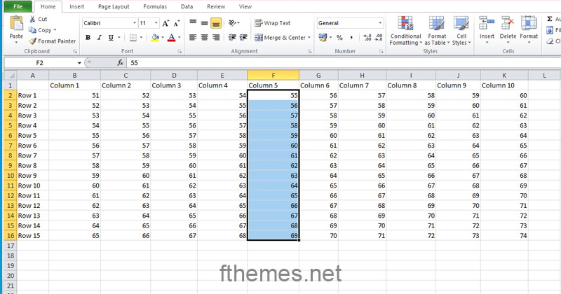 How To Move Columns To Rows In Excel Step 3