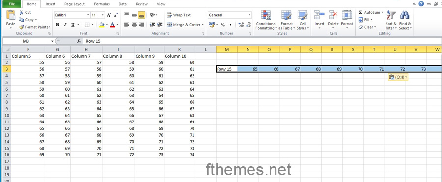 How To Move Rows To Columns In Excel Step 6