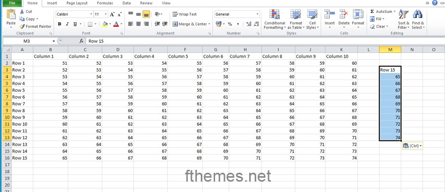 How To Move Rows To Columns In Excel Step 7