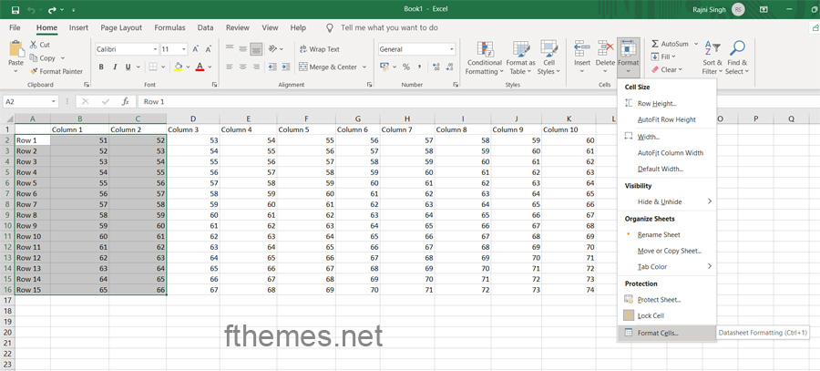 How To Split Cells Diagonally In Excel Step 2