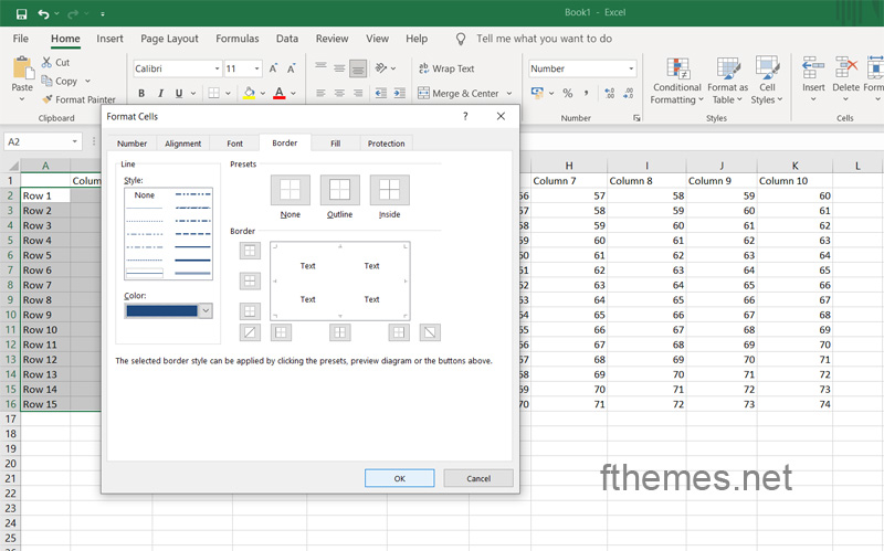 How To Split Cells Diagonally In Excel Step 4