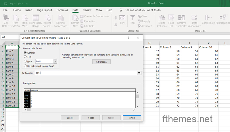 How To Split Data In Cells In Excel Step 5