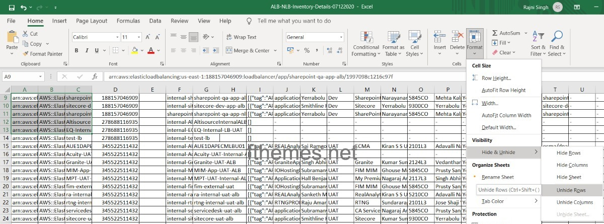 How To Unhide Multiple Rows In Excel Step 1