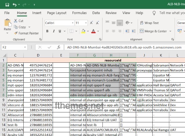 Merge Two Cells In Excel Step 1