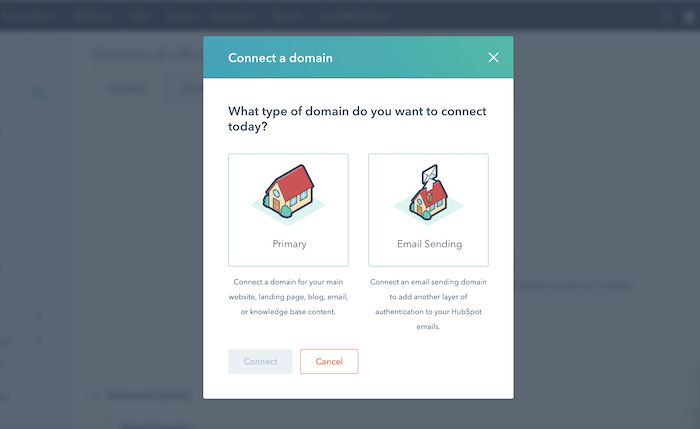 Setup Email Sending Domain hubspot 4