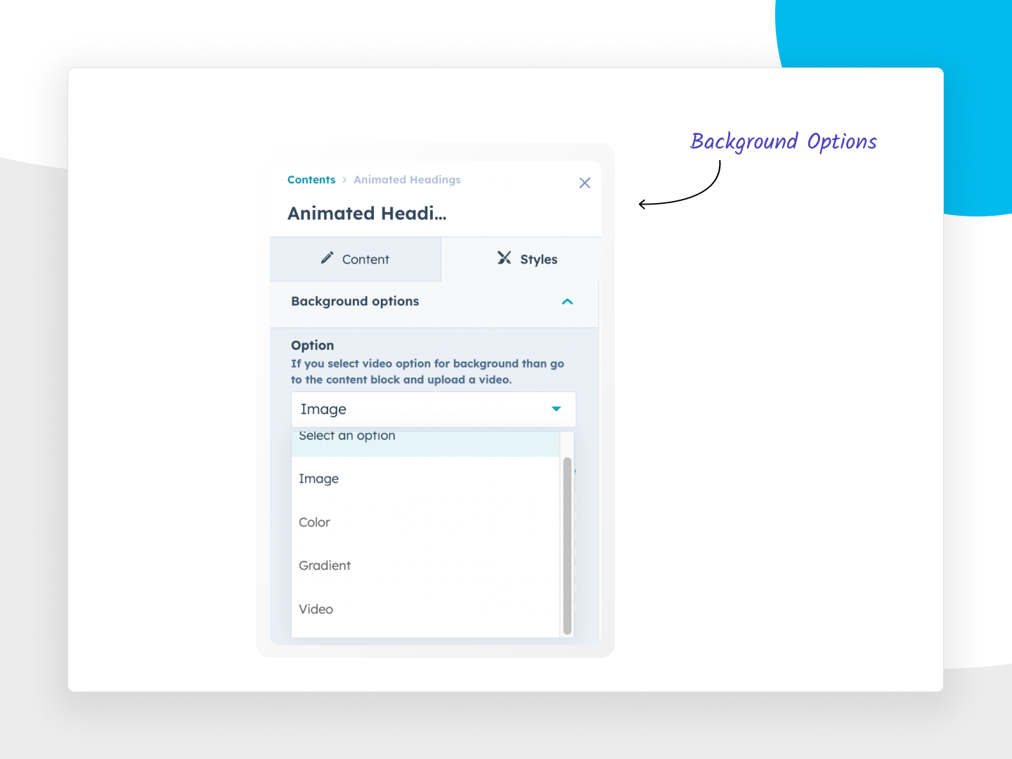 Background Customization