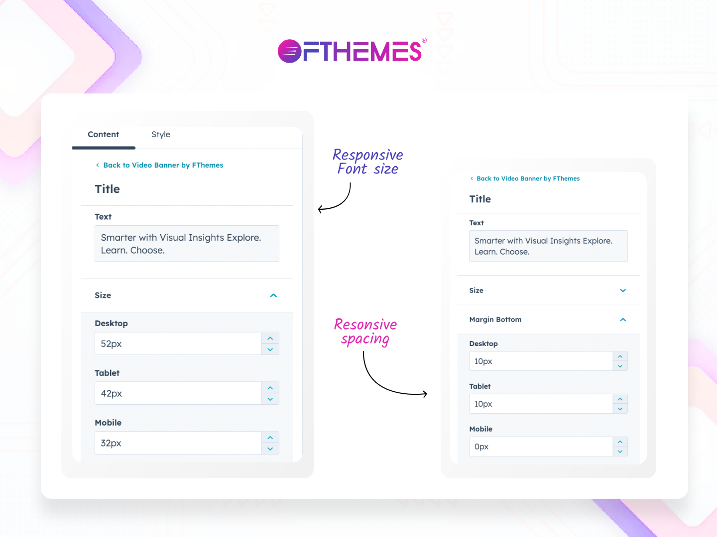 Fully Responsive Design