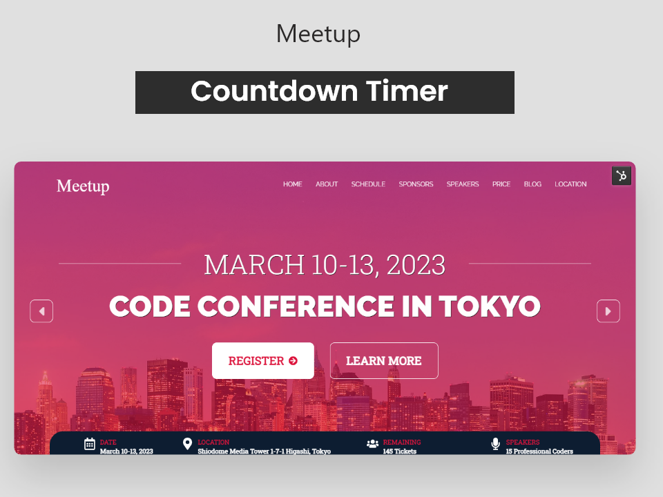Countdown Timer / Video Popup Functionailty