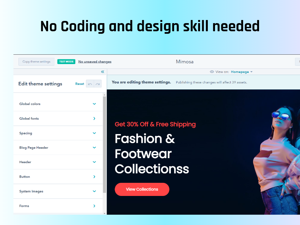 Built for Marketers, no code skills required
