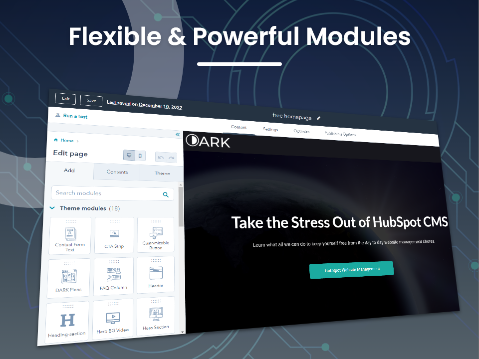 Flexible & Powerful Modules